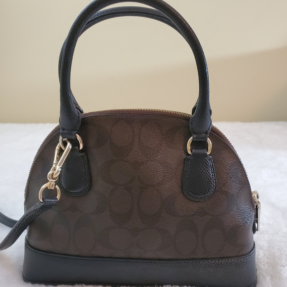 **Coach Cora Signature Mini Domed Satchel - Picture 2 of 8
